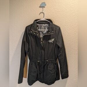 Women's Medium Black Moth Jacket
